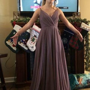 Lulus all about love dress dusty purple